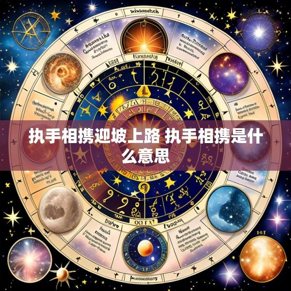 执手相携迎坡上路 执手相携是什么意思