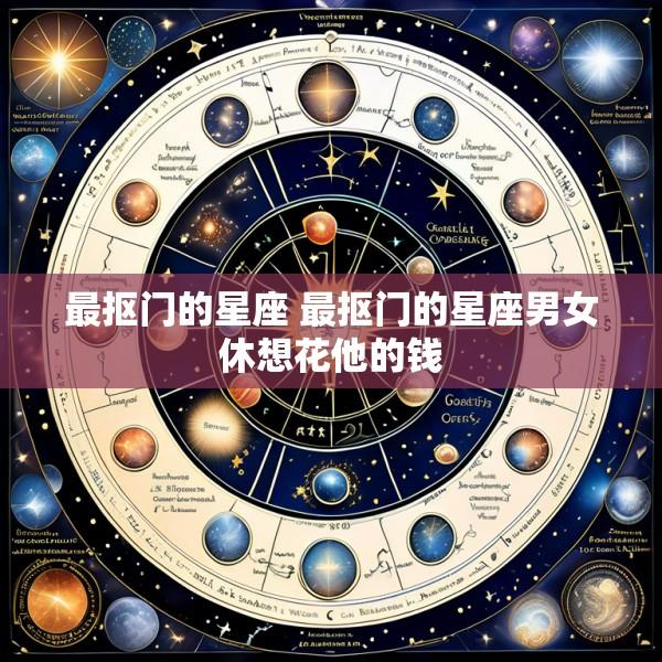 最抠门的星座 最抠门的星座男女休想花他的钱
