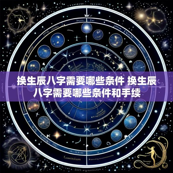 换生辰八字需要哪些条件 换生辰八字需要哪些条件和手续