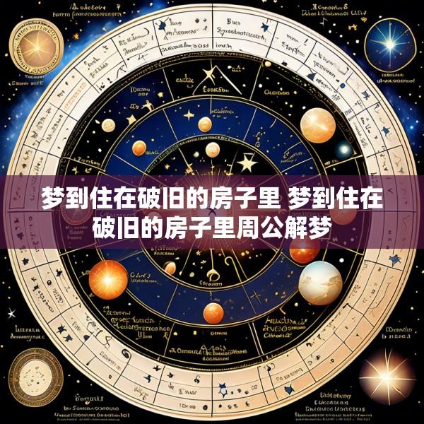 梦到住在破旧的房子里 梦到住在破旧的房子里周公解梦