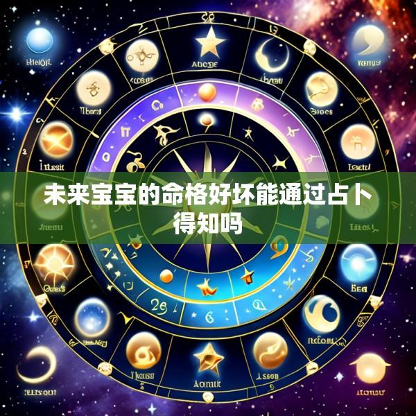 未来宝宝的命格好坏能通过占卜得知吗