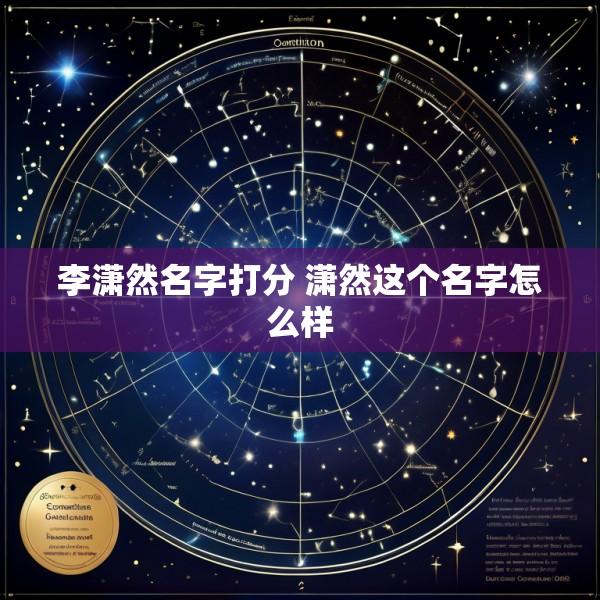 李潇然名字打分 潇然这个名字怎么样