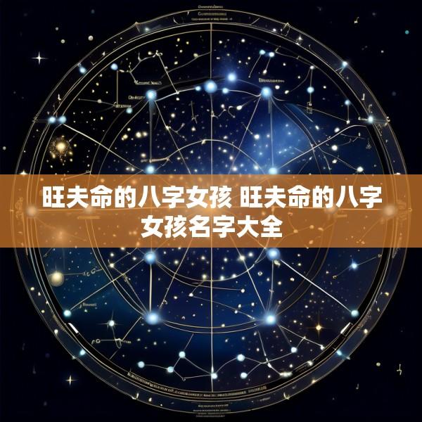 旺夫命的八字女孩 旺夫命的八字女孩名字大全