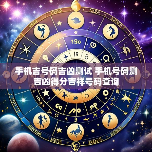 手机吉号码吉凶测试 手机号码测吉凶得分吉祥号码查询