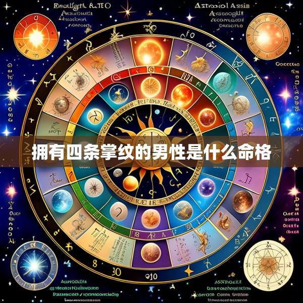 拥有四条掌纹的男性是什么命格