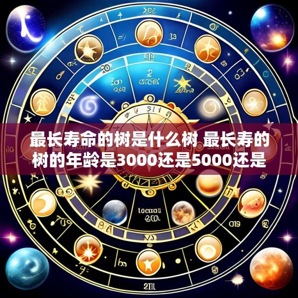 最长寿命的树是什么树 最长寿的树的年龄是3000还是5000还是8000