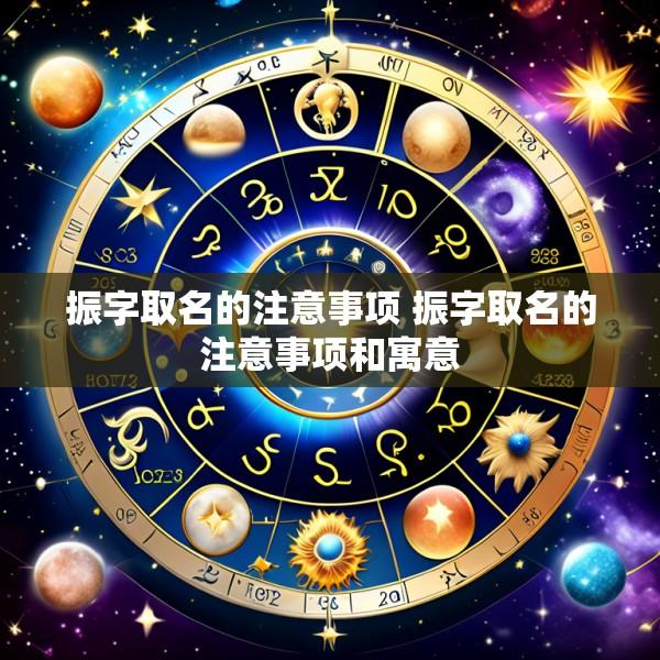 振字取名的注意事项 振字取名的注意事项和寓意