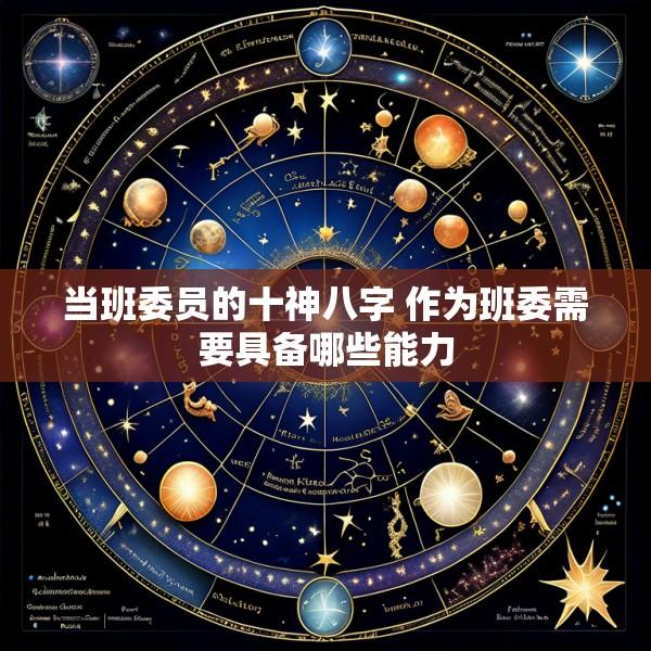 当班委员的十神八字 作为班委需要具备哪些能力