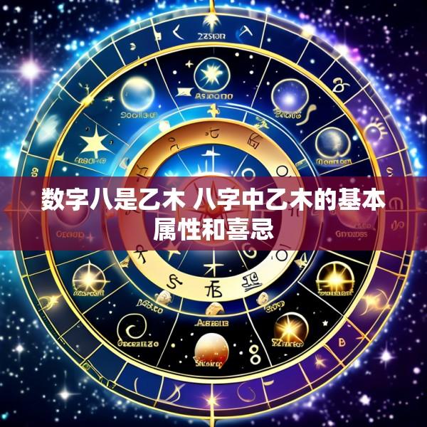 数字八是乙木 八字中乙木的基本属性和喜忌