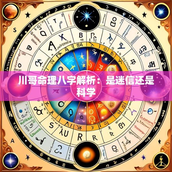 川哥命理八字解析：是迷信还是科学
