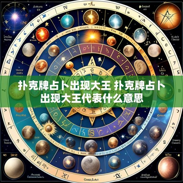 扑克牌占卜出现大王 扑克牌占卜出现大王代表什么意思