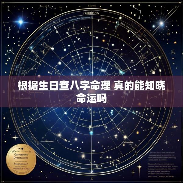 根据生日查八字命理 真的能知晓命运吗
