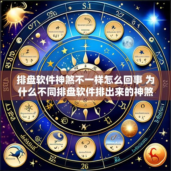 排盘软件神煞不一样怎么回事 为什么不同排盘软件排出来的神煞不一样