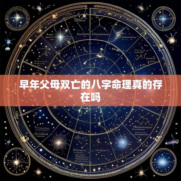 早年父母双亡的八字命理真的存在吗