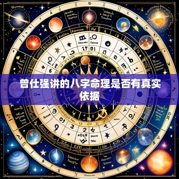 曾仕强讲的八字命理是否有真实依据