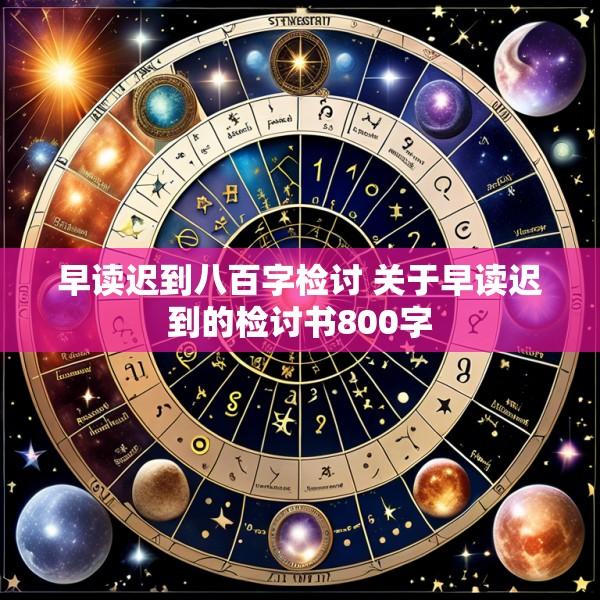 早读迟到八百字检讨 关于早读迟到的检讨书800字