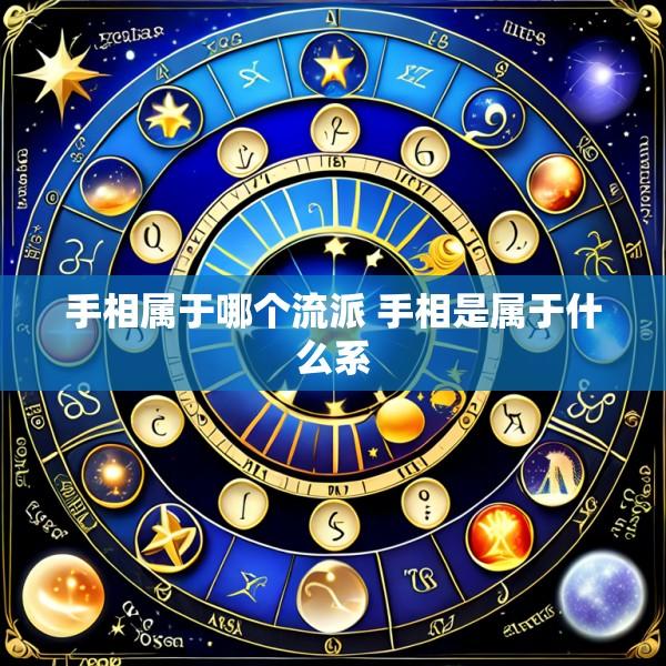 手相属于哪个流派 手相是属于什么系