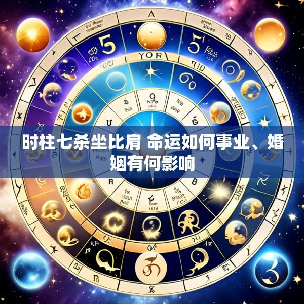 时柱七杀坐比肩 命运如何事业、婚姻有何影响