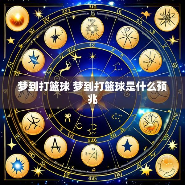 梦到打篮球 梦到打篮球是什么预兆