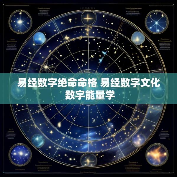 易经数字绝命命格 易经数字文化 数字能量学