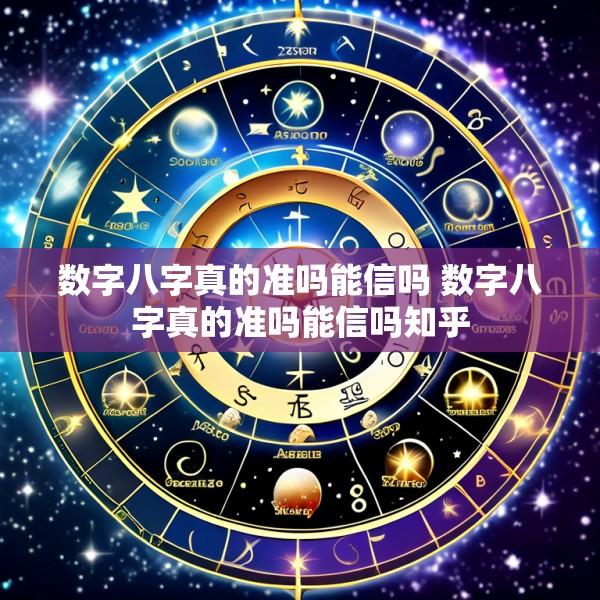 数字八字真的准吗能信吗 数字八字真的准吗能信吗知乎