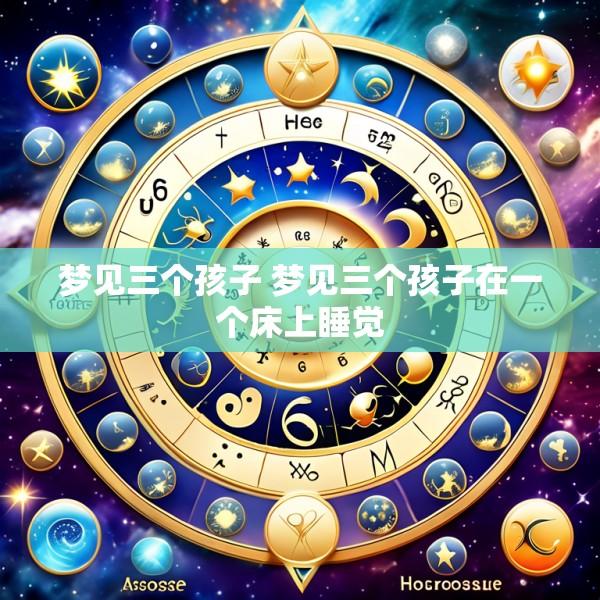 梦见三个孩子 梦见三个孩子在一个床上睡觉