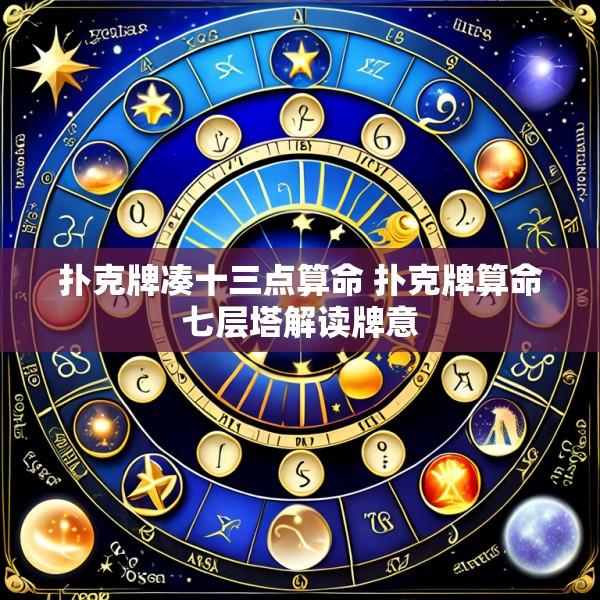 扑克牌凑十三点算命 扑克牌算命七层塔解读牌意