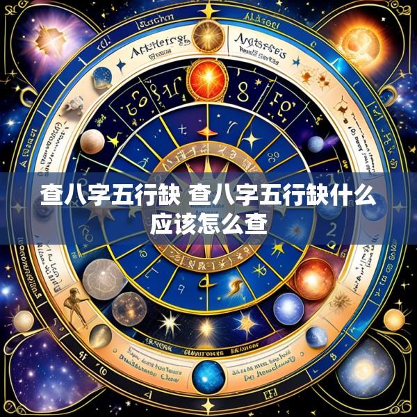 查八字五行缺 查八字五行缺什么应该怎么查