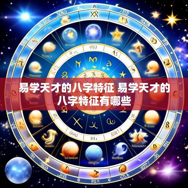 易学天才的八字特征 易学天才的八字特征有哪些