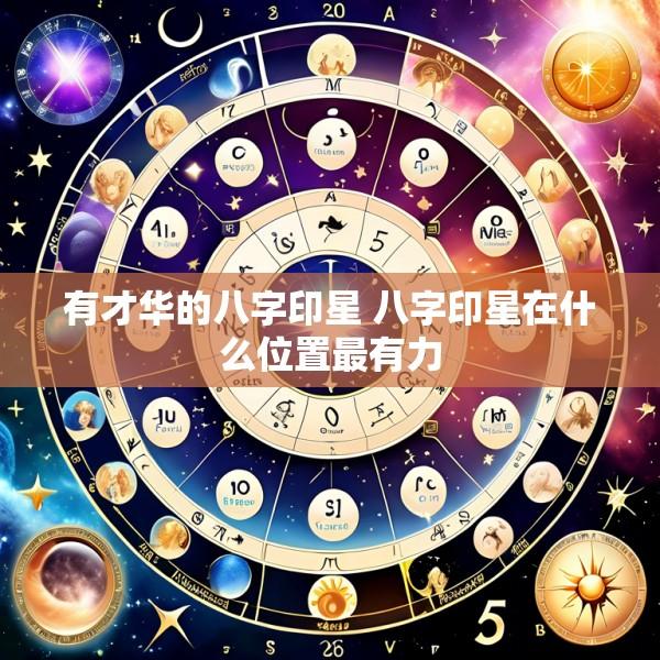 有才华的八字印星 八字印星在什么位置最有力