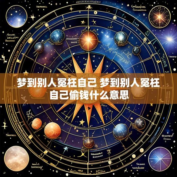 梦到别人冤枉自己 梦到别人冤枉自己偷钱什么意思