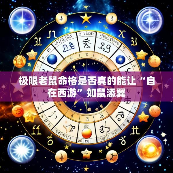 极限老鼠命格是否真的能让“自在西游”如鼠添翼