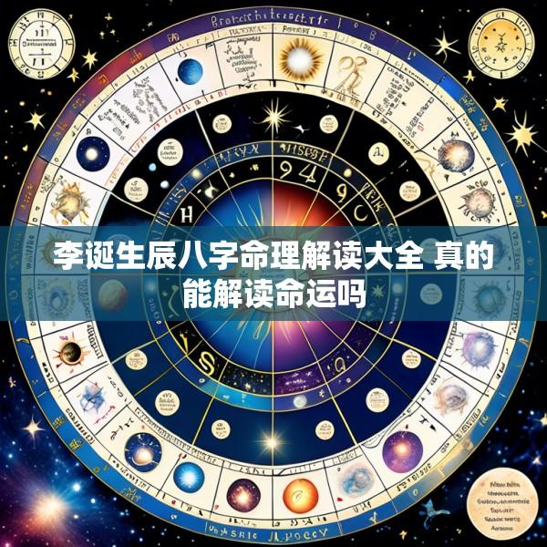 李诞生辰八字命理解读大全 真的能解读命运吗
