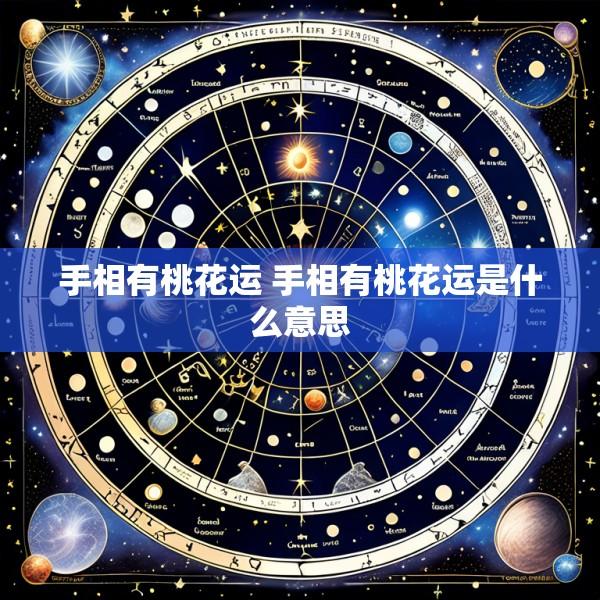 手相有桃花运 手相有桃花运是什么意思
