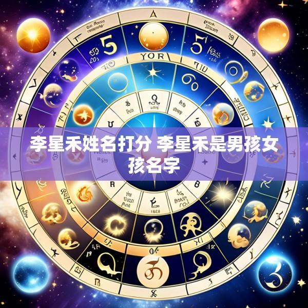 李星禾姓名打分 李星禾是男孩女孩名字