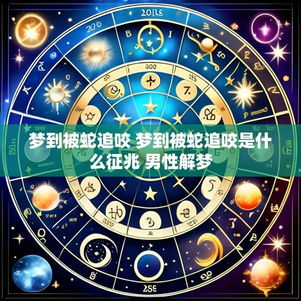 梦到被蛇追咬 梦到被蛇追咬是什么征兆 男性解梦