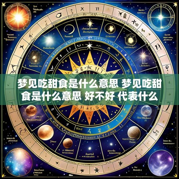 梦见吃甜食是什么意思 梦见吃甜食是什么意思 好不好 代表什么