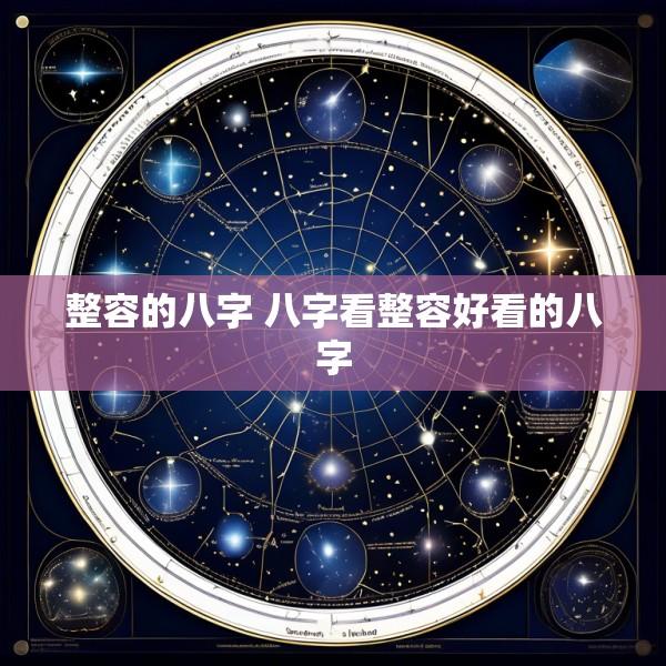 整容的八字 八字看整容好看的八字