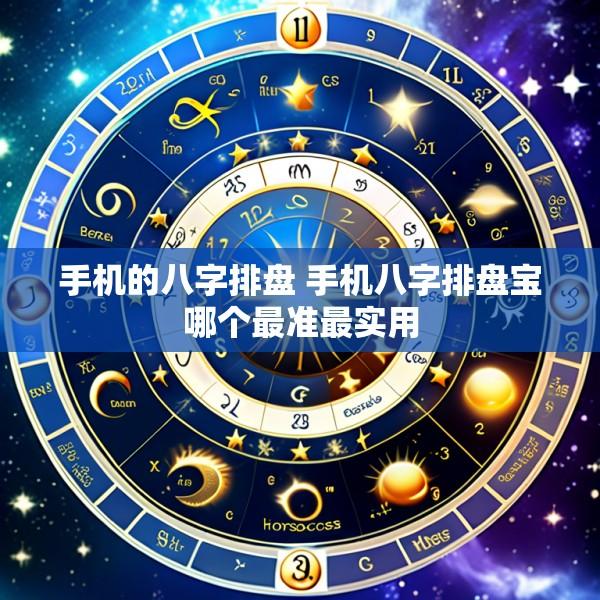 手机的八字排盘 手机八字排盘宝哪个最准最实用