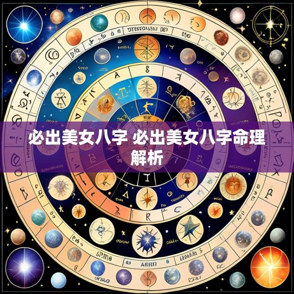 必出美女八字 必出美女八字命理解析