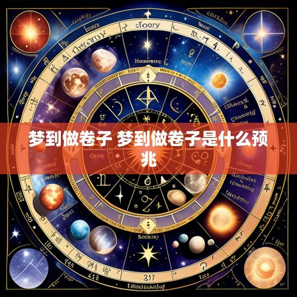 梦到做卷子 梦到做卷子是什么预兆