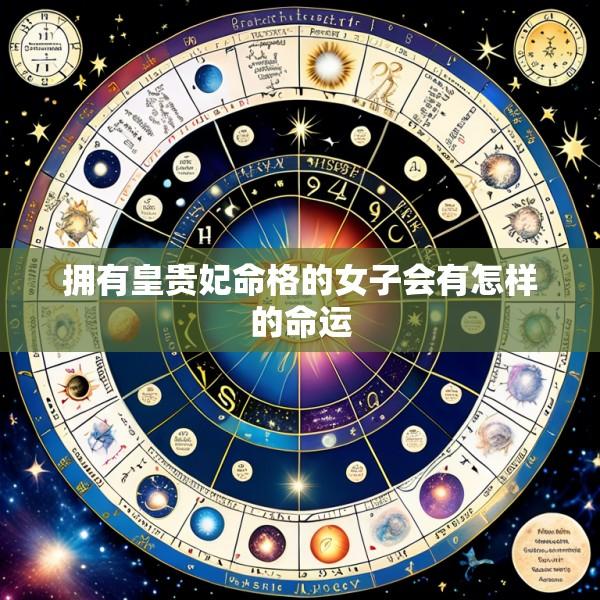 拥有皇贵妃命格的女子会有怎样的命运