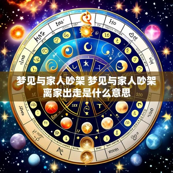 梦见与家人吵架 梦见与家人吵架离家出走是什么意思