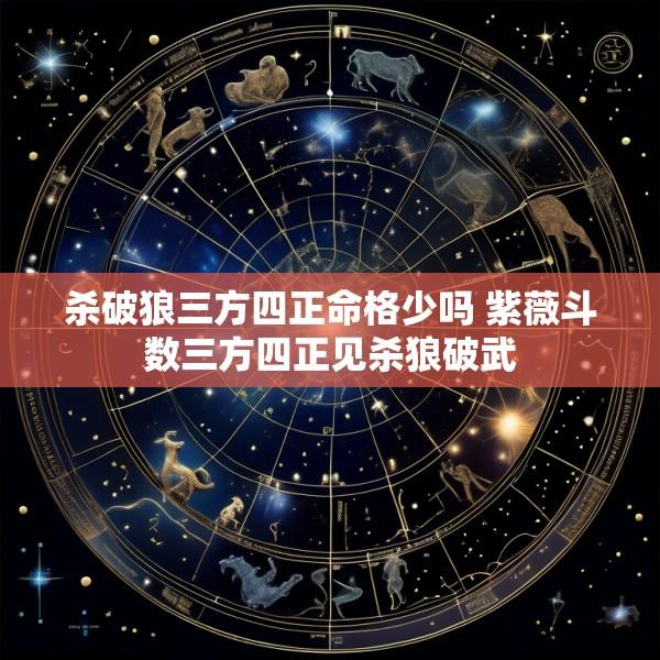 杀破狼三方四正命格少吗 紫薇斗数三方四正见杀狼破武