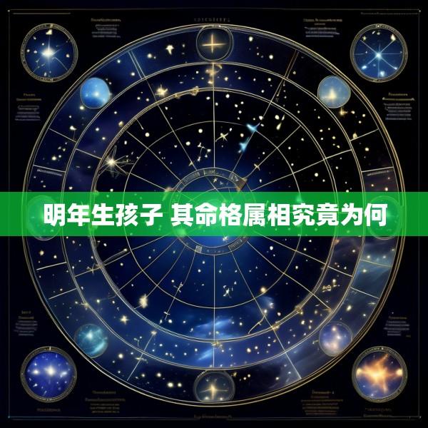 明年生孩子 其命格属相究竟为何
