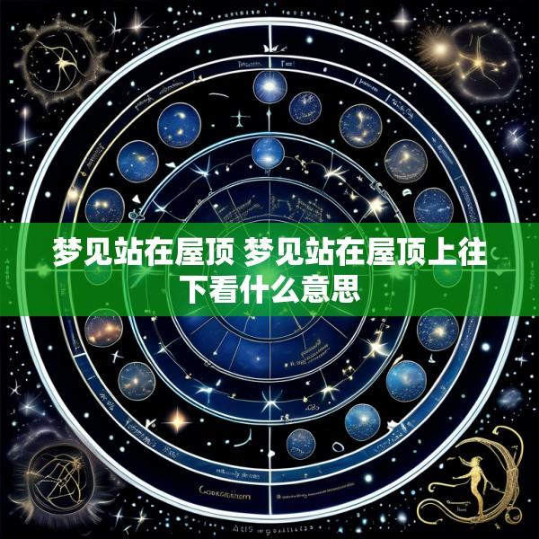 梦见站在屋顶 梦见站在屋顶上往下看什么意思