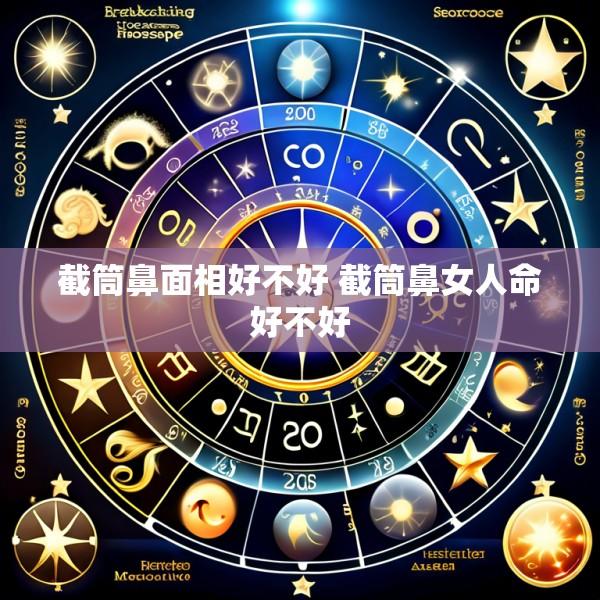 截筒鼻面相好不好 截筒鼻女人命好不好