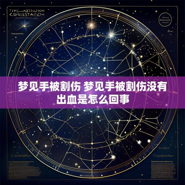 梦见手被割伤 梦见手被割伤没有出血是怎么回事