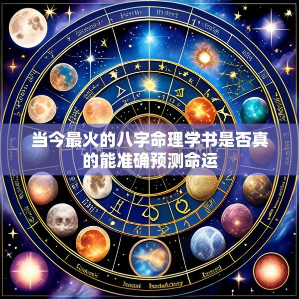 当今最火的八字命理学书是否真的能准确预测命运