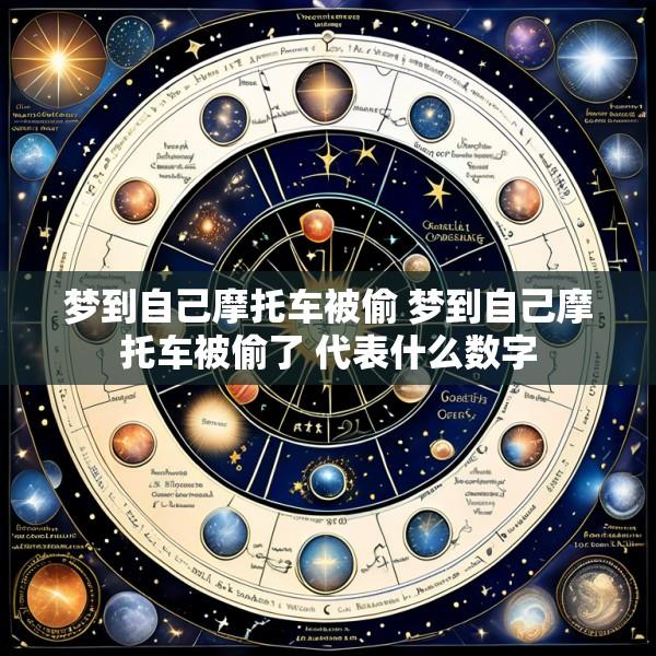 梦到自己摩托车被偷 梦到自己摩托车被偷了 代表什么数字